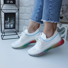 Adidasi Misha White & Blue