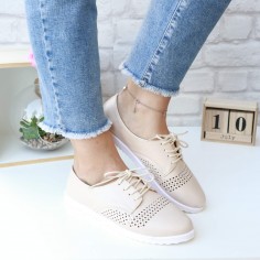 Pantofi casual Tereza Beige