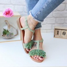 Sandale Aisha Green 2